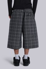 Black Check Jumbo Jorts - Image 5