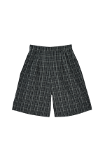 Black Check Jumbo Jorts - Image 11