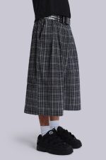Black Check Jumbo Jorts - Image 6