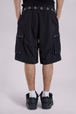 Black Eyelet Board Shorts - Image 4