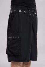 Black Eyelet Board Shorts - Image 8