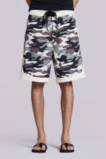 Washed Camo Board Shorts - Image 6