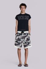 Washed Camo Board Shorts - Image 8