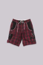 Tribal Check Board Shorts - Image 2