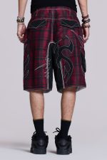 Tribal Check Board Shorts - Image 4