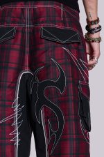 Tribal Check Board Shorts - Image 5