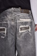 Dirty Studded Glasto Shorts - Image 8