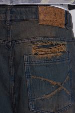 Dark Vintage Wash Glasto Shorts - Image 9