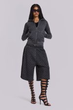 Checkerboard Mini Monster Hoodie - Image 11