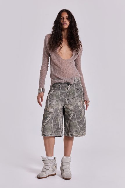 Woodland Camo Colossus Jorts