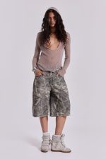 Woodland Camo Colossus Jorts - Image 7