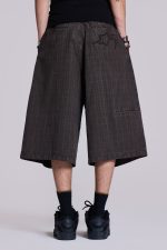 Brown Check Jumbo Jorts - Image 4