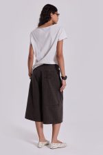 Brown Check Jumbo Jorts - Image 3