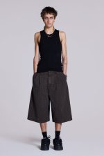 Brown Check Jumbo Jorts - Image 3