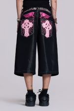 Pink Sapphire Cross Colossus Jorts