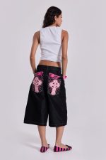 Pink Sapphire Cross Colossus Jorts - Image 4