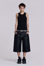 Pink Sapphire Cross Colossus Jorts - Image 2