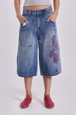 Layered Tribal XL Colossus Jorts - Image 4