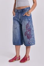 Layered Tribal XL Colossus Jorts - Image 5