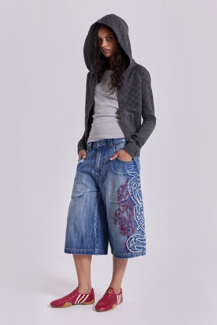 Layered Tribal XL Colossus Jorts