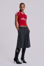 Dark Check Goliath Shorts - Image 4