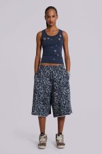 Airbrush Grey Leopard Monster Shorts - Image 5