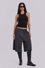 Checkerboard Monster Jogger Baggy Shorts - Image 10