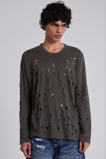 Rifle Distressed Knit Top