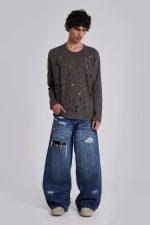 Rifle Distressed Knit Top - Image 5