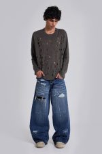Rifle Distressed Knit Top - Image 2