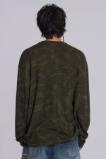 Digi Camo Waffle Henley Top - Image 5