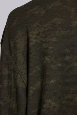 Digi Camo Waffle Henley Top - Image 6