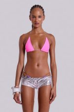 Nyax Metallic Mini Short Bikini Bottoms - Image 6