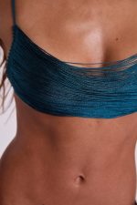 Alena Bikini Top In Teal - Image 4