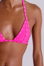 Zyra Neon Studded Triangle Bikini Top - Image 2