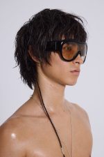 Noctra XL Stud Sunglasses in Amber - Image 3
