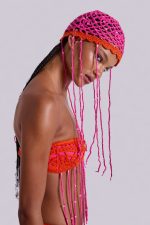 Aurea Crochet Fringe Sequin Hat - Image 5