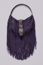 Amethyst Fringe Studded Shoulder Bag - Image 2