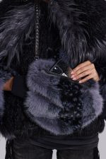 Oksana Faux Fur Muff Bag - Image 3