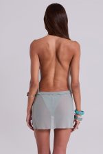 Droplet Illusion Mini Dress - Image 2