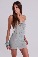 Droplet Illusion Mini Dress - Image 5