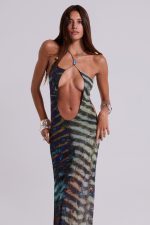 Dalitah Asymmetric Maxi Dress - Image 5