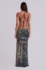 Dalitah Asymmetric Maxi Dress - Image 7
