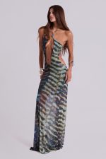 Dalitah Asymmetric Maxi Dress - Image 6