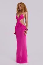 Hesperia Draped Maxi Dress