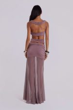 Hadassa Cut-Out Hand-Beaded Maxi Dress - Image 2