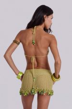 Kuuma Beaded Crochet Mini Dress - Image 5
