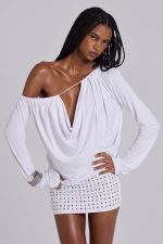 Arina Studded Mini Dress - Image 4