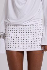 Arina Studded Mini Dress - Image 3