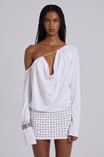 Arina Studded Mini Dress - Image 5